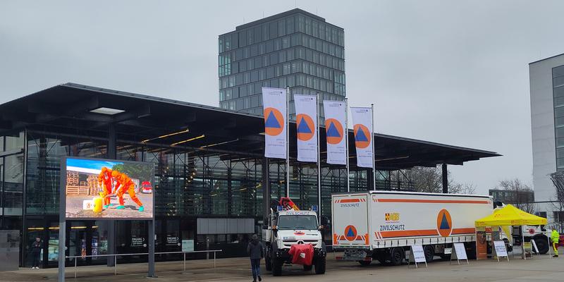 World Conference Center in Bonn with BBK with BBK vehicles.